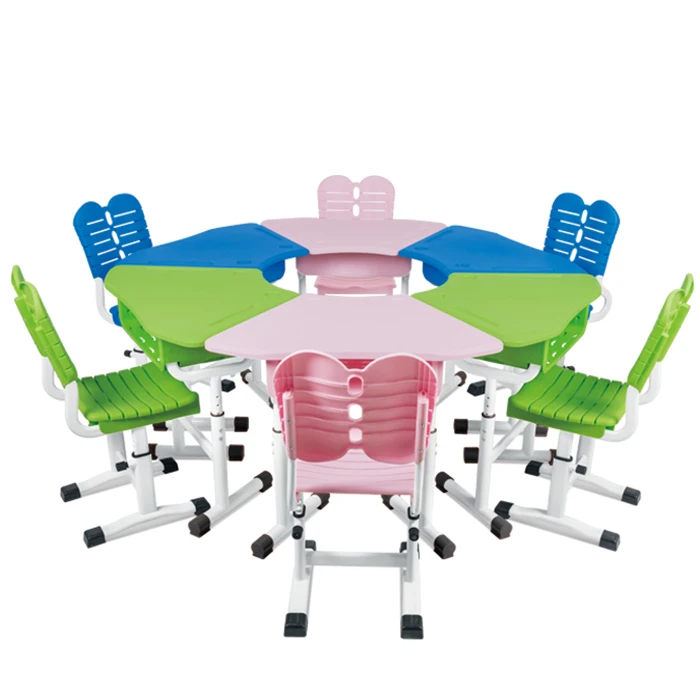 
Kindergarten furniture sets/ primary school moving adjustable high quality desk chairs for children 