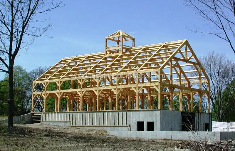 Fast building prefab wooden Barn