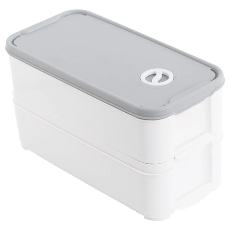 Plastic 10 egg tray storage box stackable