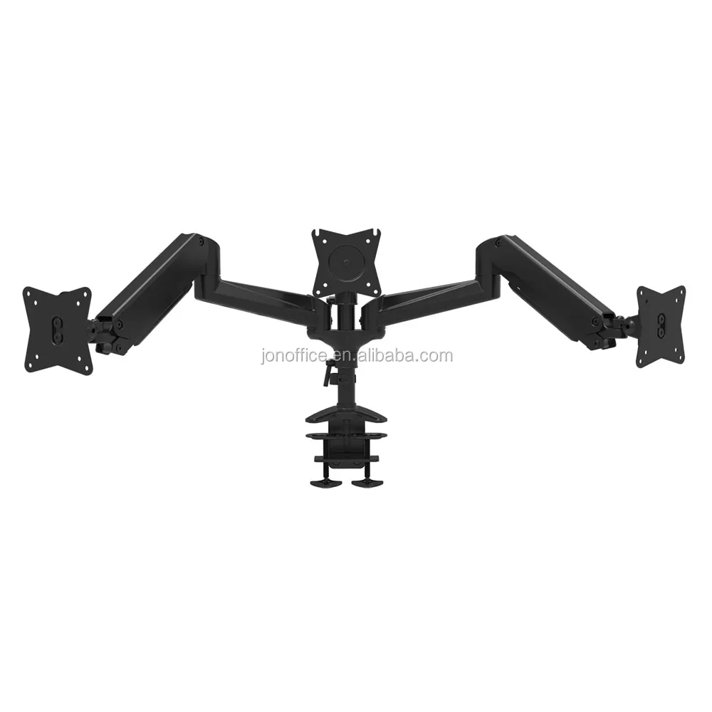 JEO YS-GA34U Gas Spring Counterbalance Mount Dual Monitor Stand/Holder ,Monitor Arm