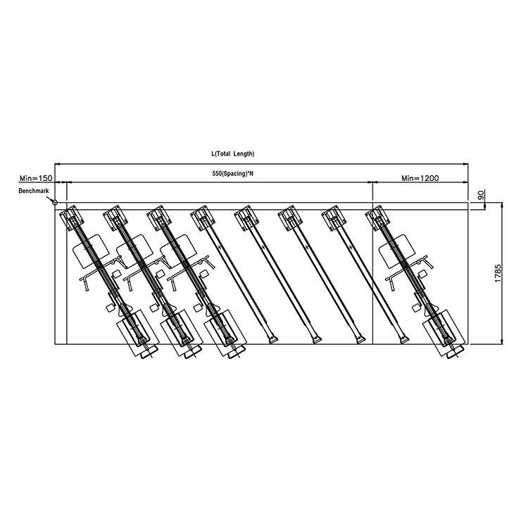 
User-friendly design solidness vertical two tier bike rack 