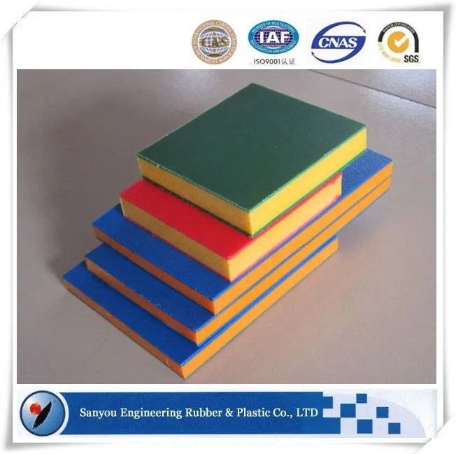 hdpe polyethylene double color sheet/3 layer sheet/sandwich board