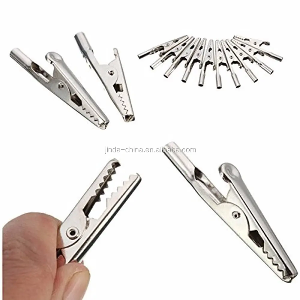 Медный нержавеющий крокодил тестовый зажим