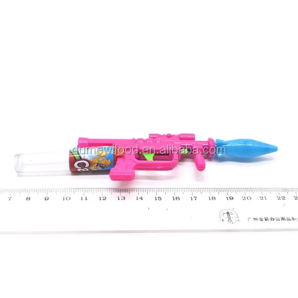 
Funny Plastic Missile Gun Shooting Toy Candy for Kids 