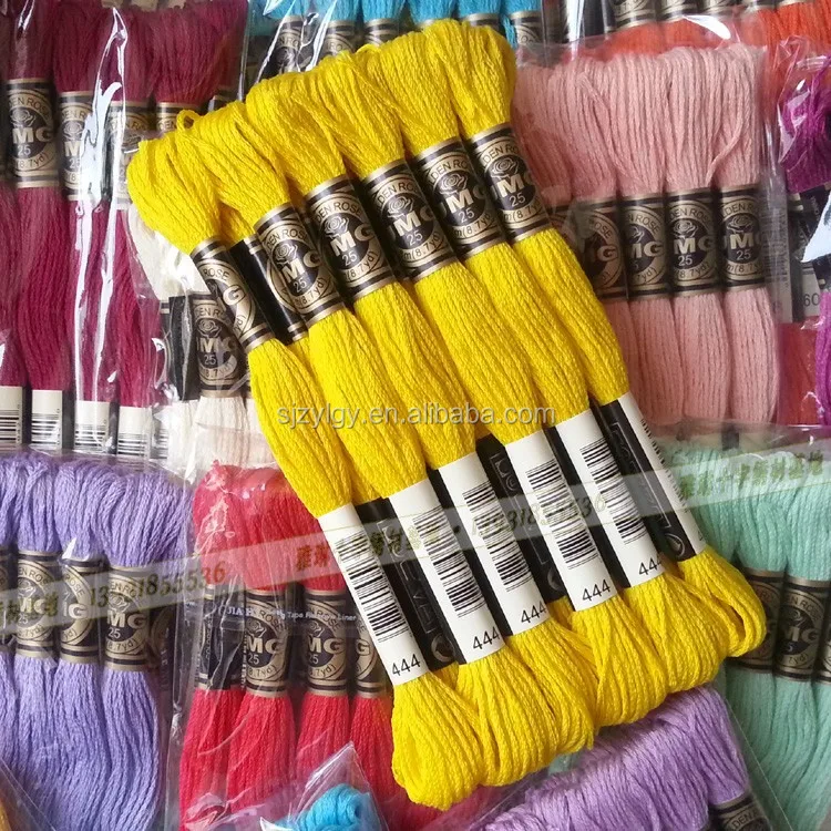 pure cotton cross embroider line 12piece/bag Cross Stitch threads pure cotton cross embroider line
