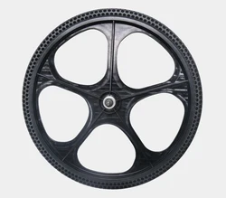 Безвоздушный Педальный трехколесный велосипед Rim & Airless шина для велосипеда 24x1 5 Бесплатная пластиковая с спицами по индивидуальному заказу 25 пар NDP2415 CN;GUA