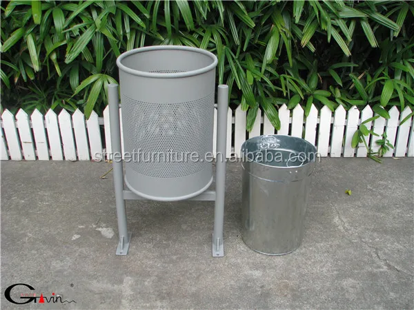 Metal garbage bin stand outdoor garbage bin steel garbage bin