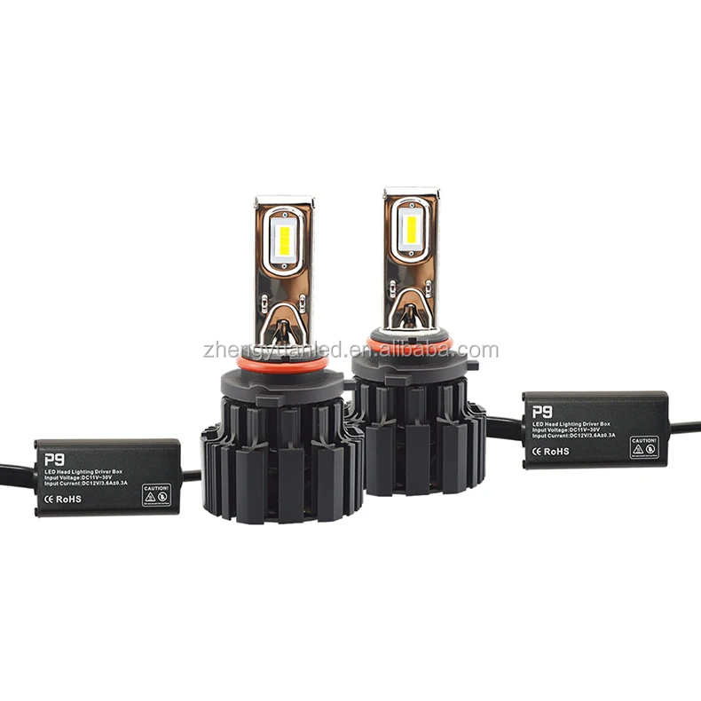 
2021 100W 13600lm p9 high brightness led headlight h7 6000K HB4 p9 led hb4 