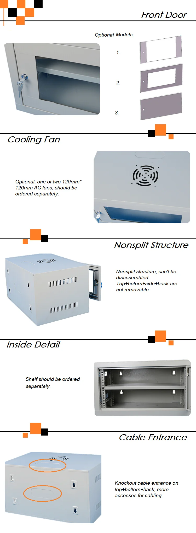 wall mount network cabinet rack