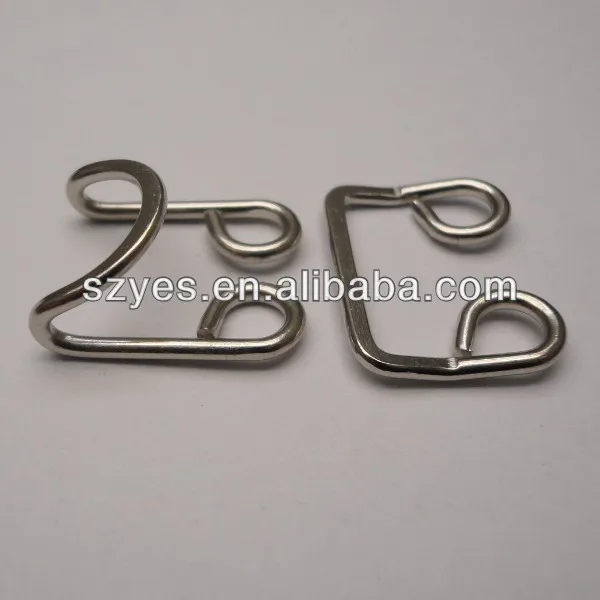 2018 high quality trouser hook and eye pants hook and eye