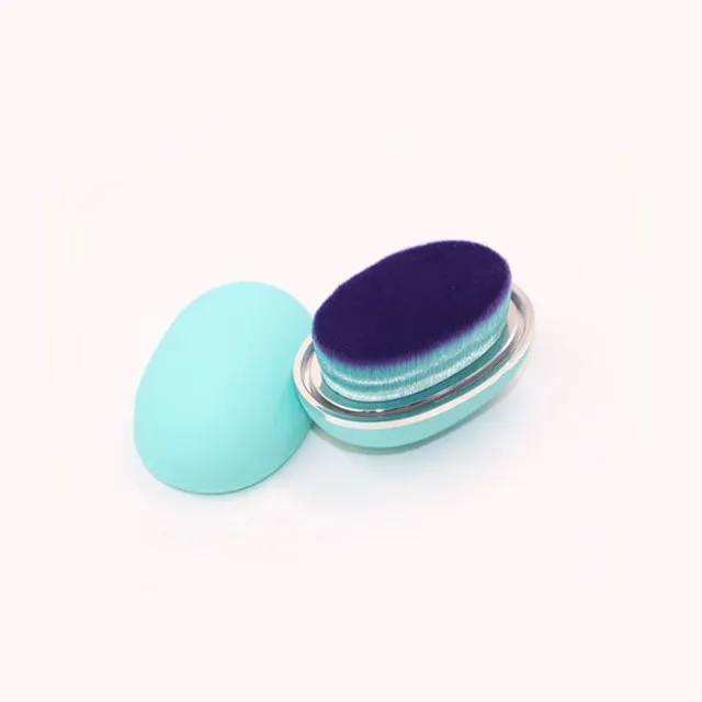 1pc 3D cheap egg shape Ellipse mini cute foundation powder cosmetic makeup brush