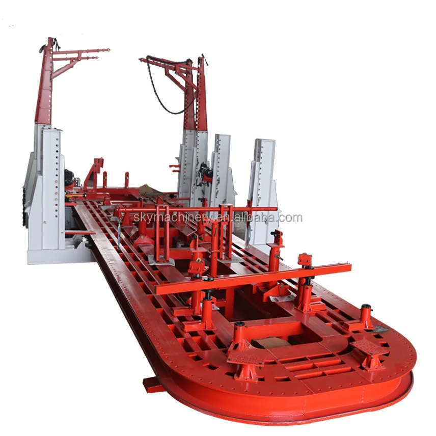 Alibaba Express, Truck straightener frame machine/ auto body puller/ Floor rail Auto body frame 40t truck frame straightening