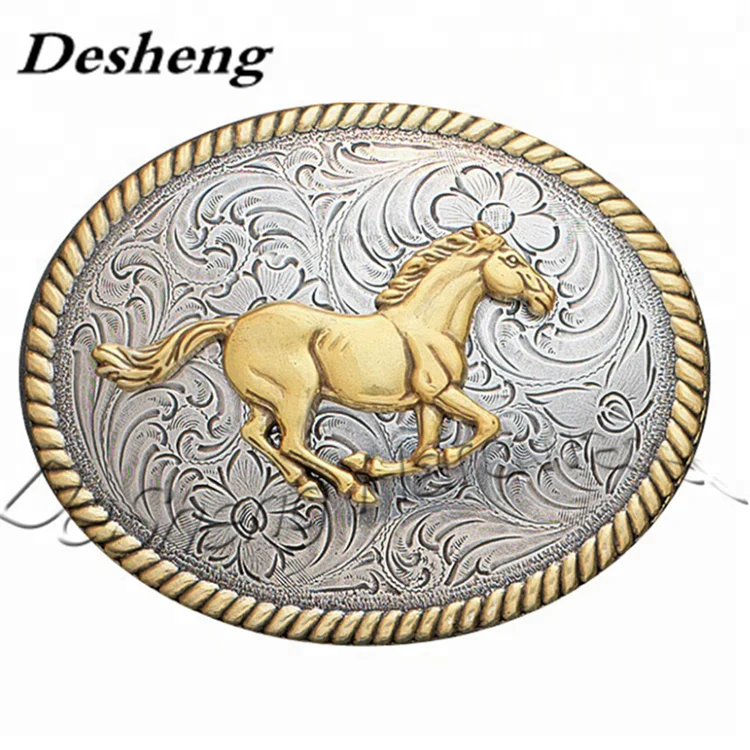 Hot Sale Designer Press Belt Buckle Horse Belt Buckles For Men