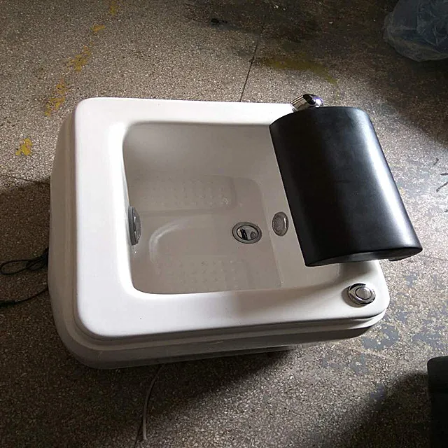 Guangzhou Pedicure Chair Faucet with Ceramic Pedicure Sink with Jets for pedicure chair