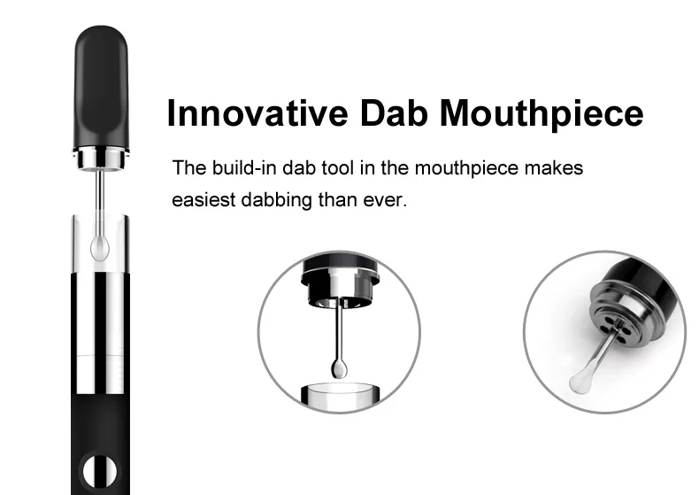 Japanese online shopping airis quaser quartz coil heating element wax dab pen built in dab tool mini wax vaporizer