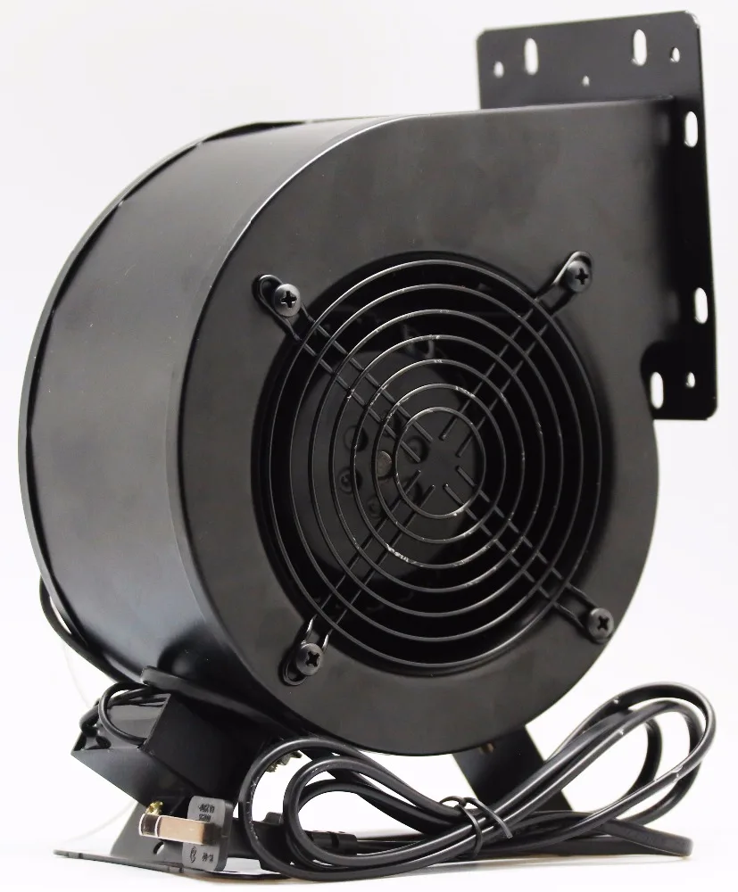 Лидер продаж, синий вентилятор 220 В переменного тока 130 мм, профессиональный вентилятор хорошего качества, деревянный вентилятор для барбекю