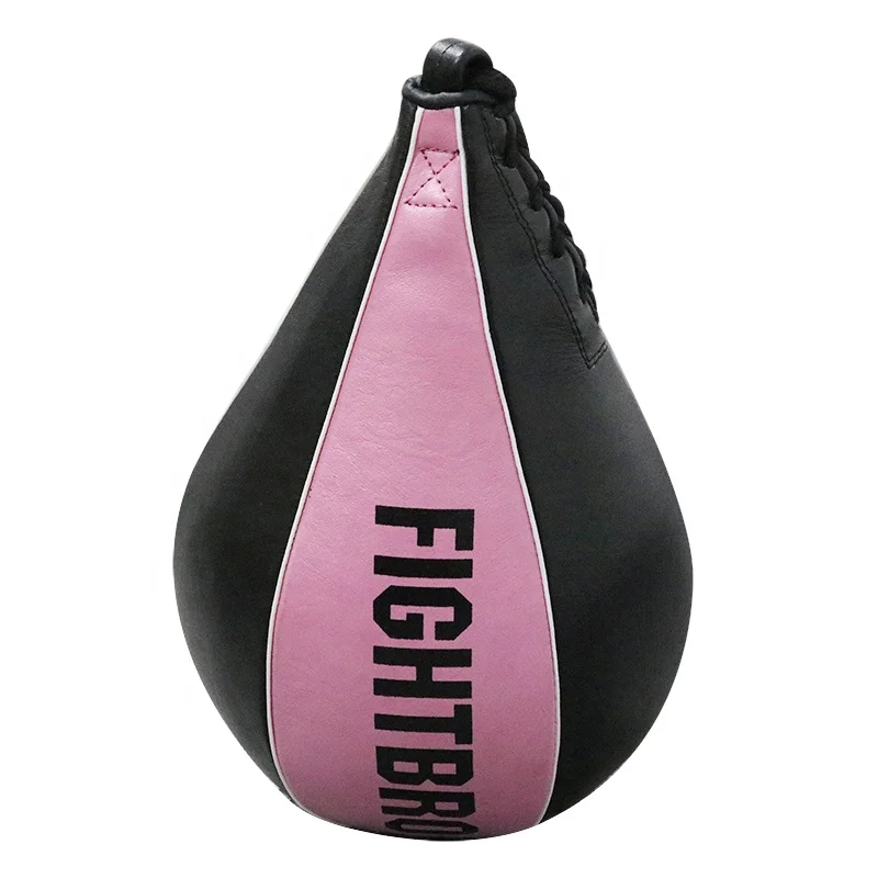 FightBro Inflatable Cowhide Speed Ball Speed Punching Ball 	 Reflex Bag