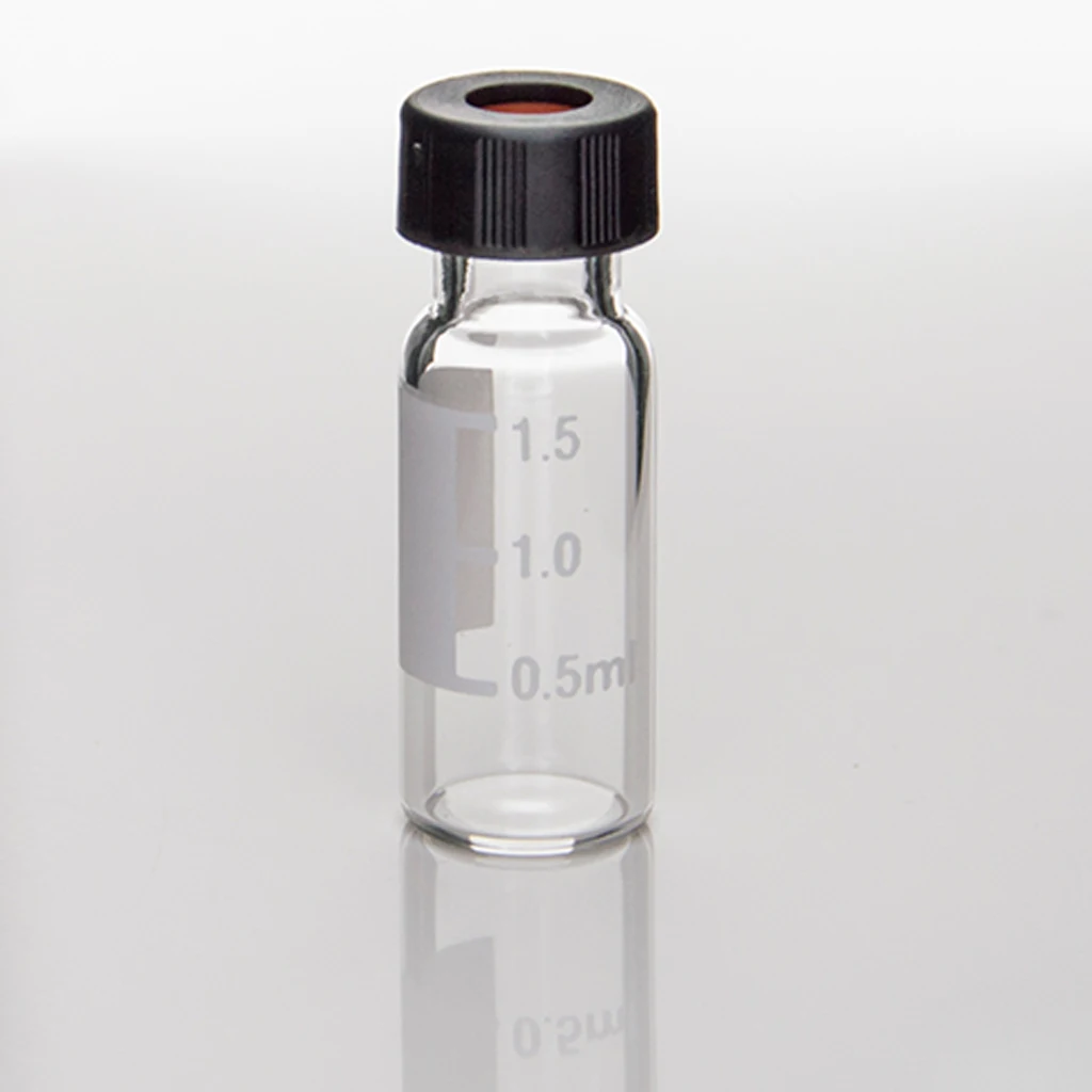 Hot Sale Aijiren Screw Neck hplc 2ml Clear Glass Vial with Write-on Spot