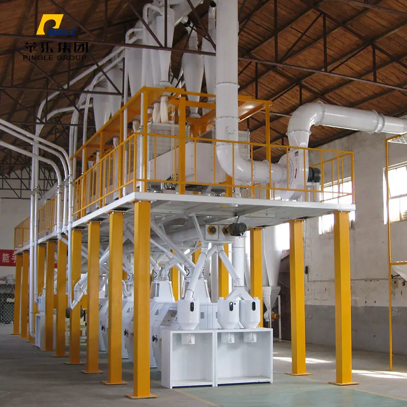 Corn wheat flour processing machinery plant , cassava flour processing plant