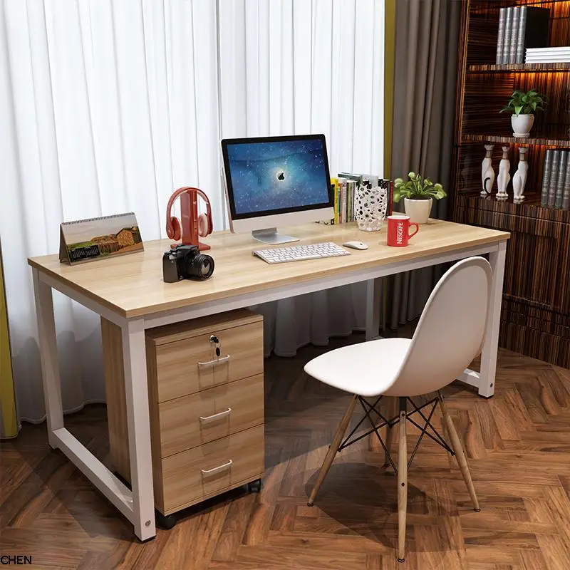 2023 Newest MDF desktop wood executive office table design 100% Solid Wood