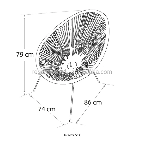 3pcs KD wicker bistro set RLF-14102T &RLF-14102-1