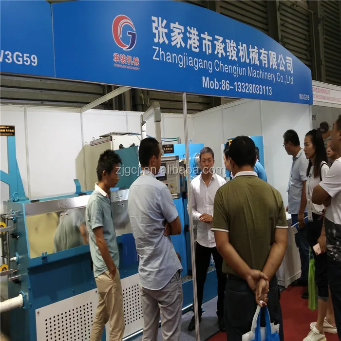 Многопроводная модель 35% экономия энергии запатентованная 4 провода промежуточная машина для волочения медной проволоки и отжига + большая катушка