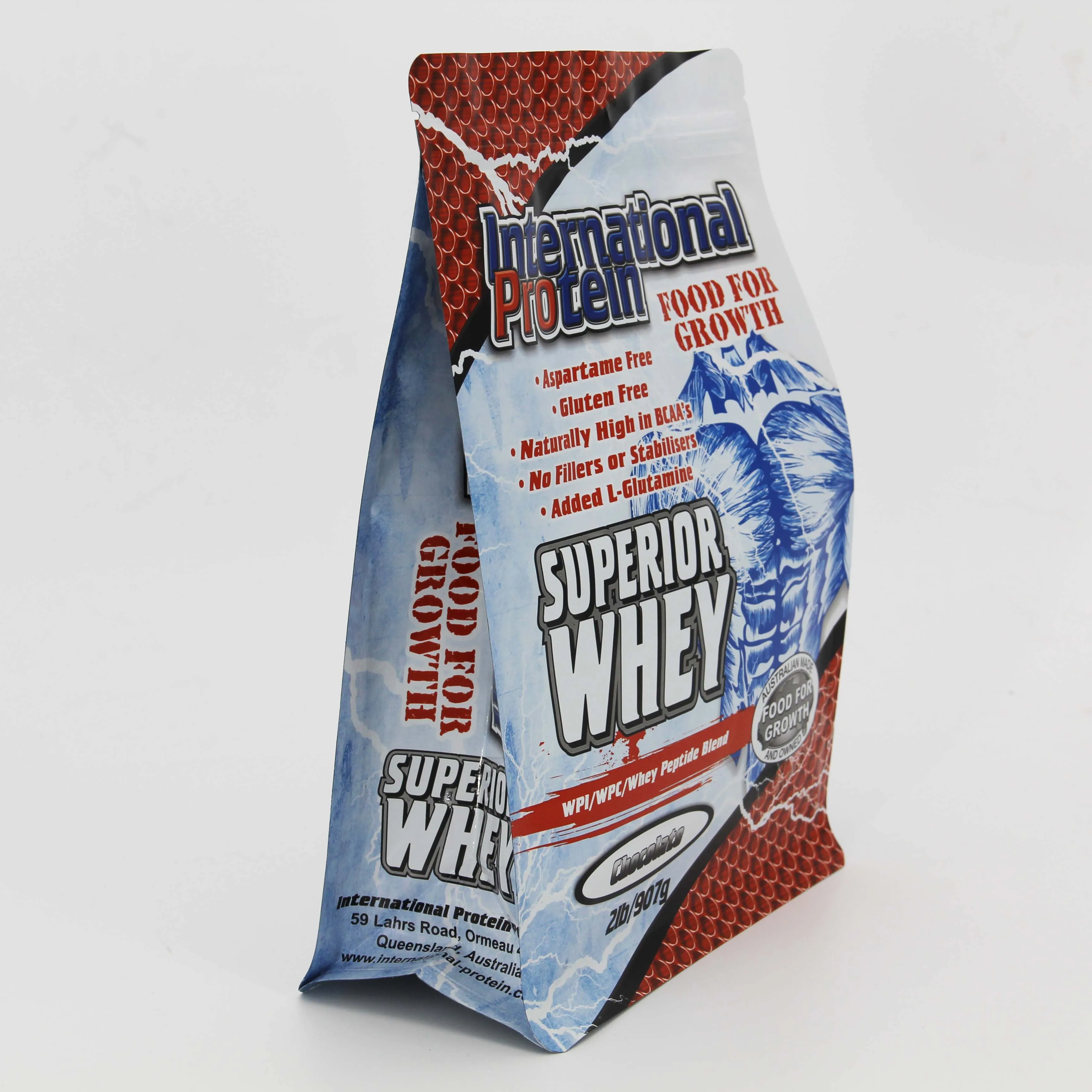 High quality doy pack aluminum foil pouch packaging reusable ziplock food vacuum bag