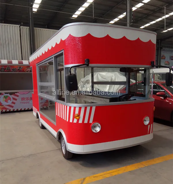 china electric practical mobile food truck