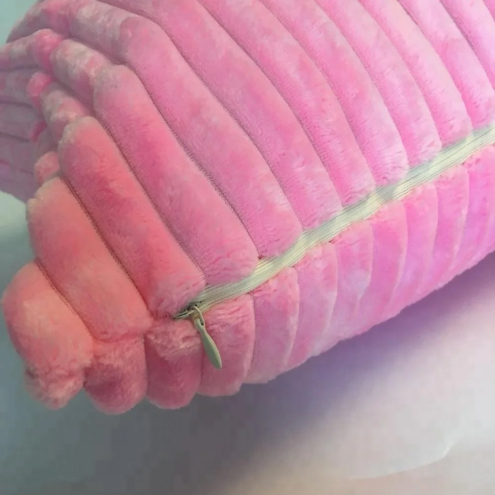 fashion design 45*45cm Faux fur cushion pillow rabbit fake fur fabric