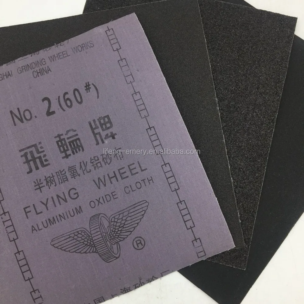 wooden carton Flying wheel brand emery cloth sheet