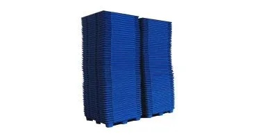 
1200*1000*150 HDPE blow molding blue plastic pallet factories plastic pallet 