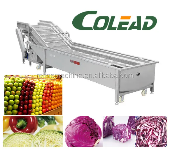 SUS304 stainless steel apple/pear/mango/fruit/vegetable washing/cleaning/processing machine/equipment from Binzhou