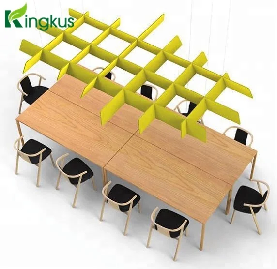 
Colorful auditorium acoustic baffles 