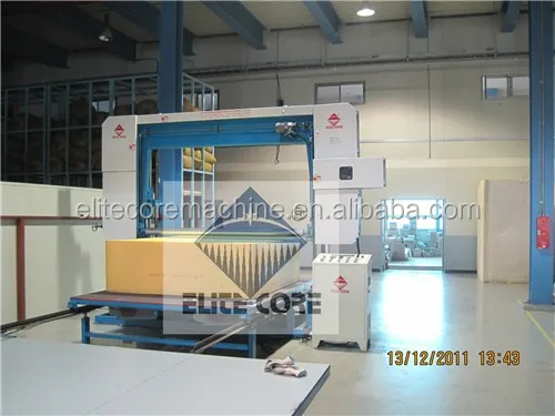 Завод питания стандартный размер по горизонтали автоматическая резка PU пены машины