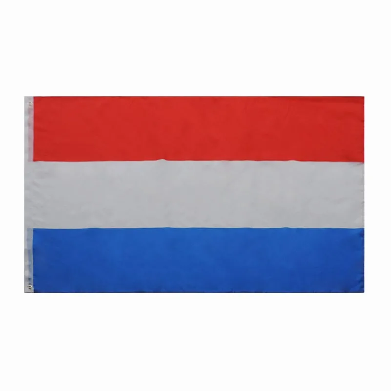 3x5 feet free sample customized polyester printed red white blue Netherlands national  flags all over the world flag
