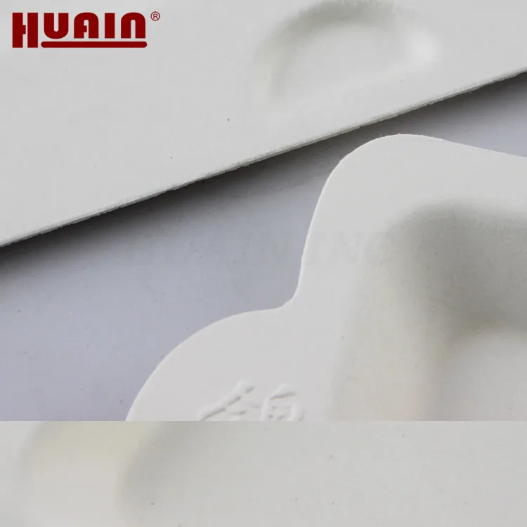 Eco Friendly Custom Card Pulp Wet Pressing High Density Molded Pulp Tray Paper Packaging
