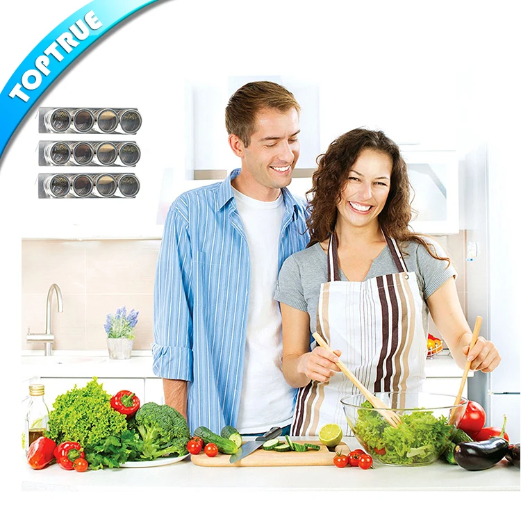 Hot Selling Chinese Manufacture Salt Pepper Garlic Curry Box Stainless Steel Magnetic Spice Container