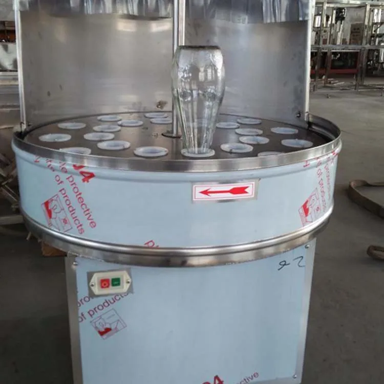 Small Commercial Model Semi Automatic Glass Beer Bottle Washing Machine