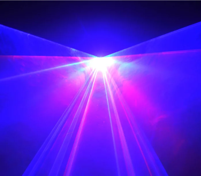 LAYU Top Selling DJ Lazer Stage Night Club Red Blue Color Beam Effect Laser Light Projector for Club KTV Disco