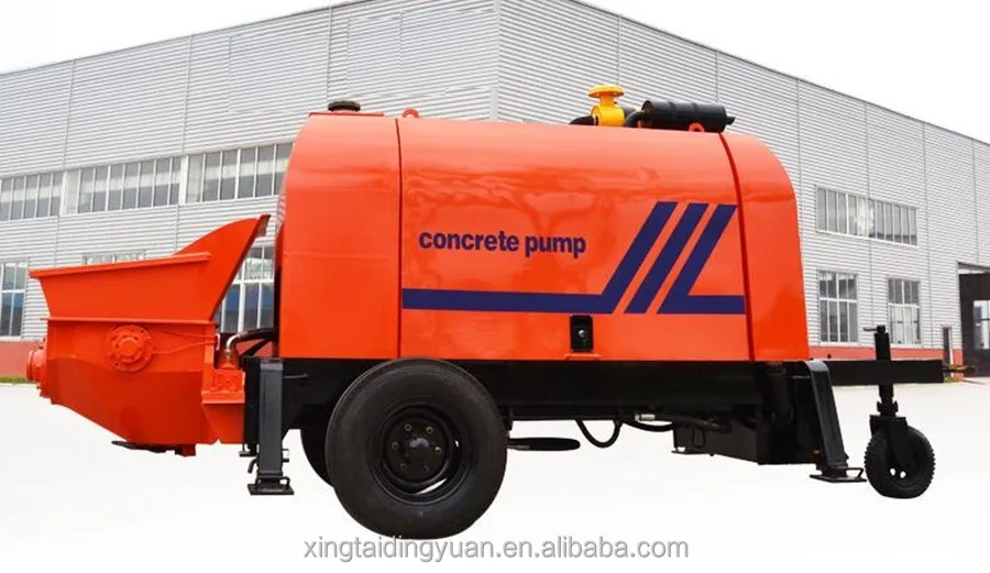 high quality! 30m3/h Diesel Engine Trailer Concrete Pump for sale with CE Certificated