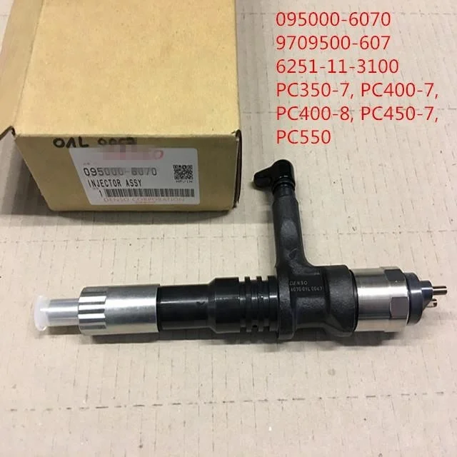 Denso assembly injector 095000-6070 PC400-8 PC450-8