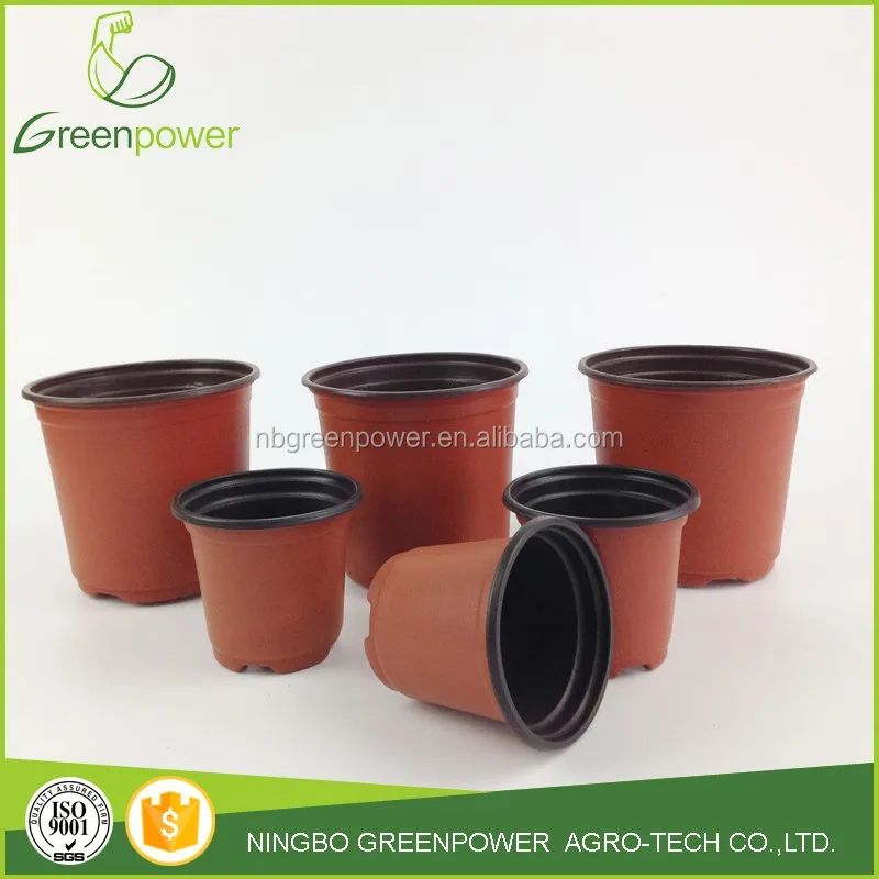 16cm 160mm cheap thin nursery plastic pots for Starting seedlings