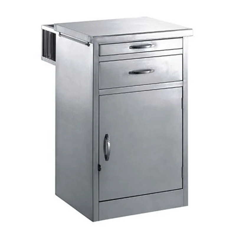 Medical Stainless Steel Hospital furniture Bedside Cabinet