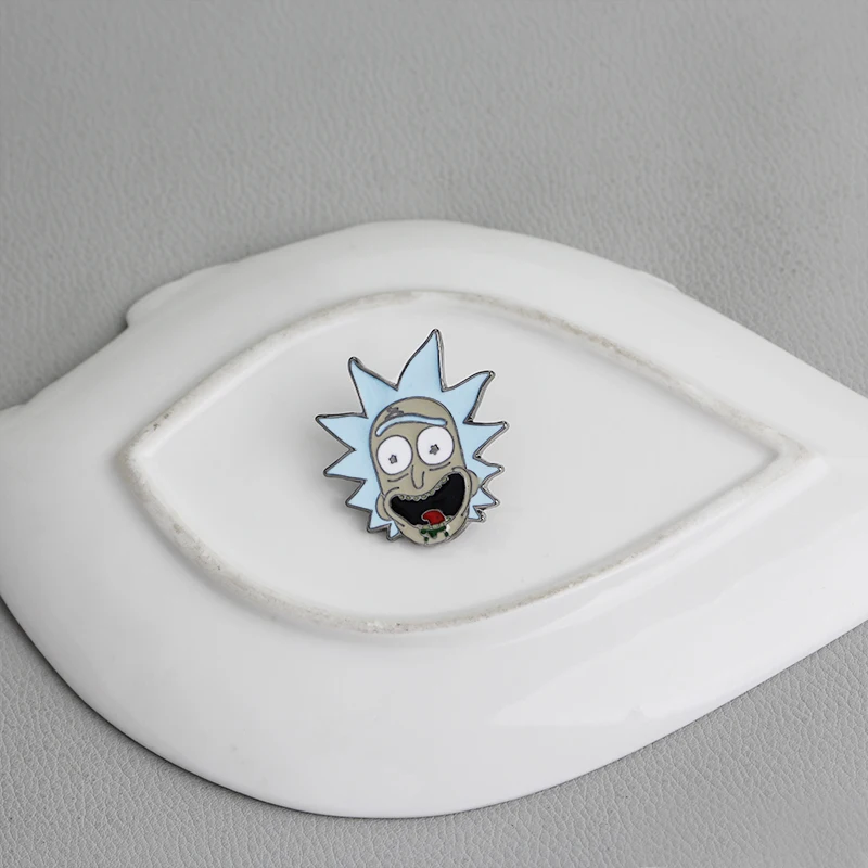 Мультяшный значок на булавке для стариков Хэллоуина