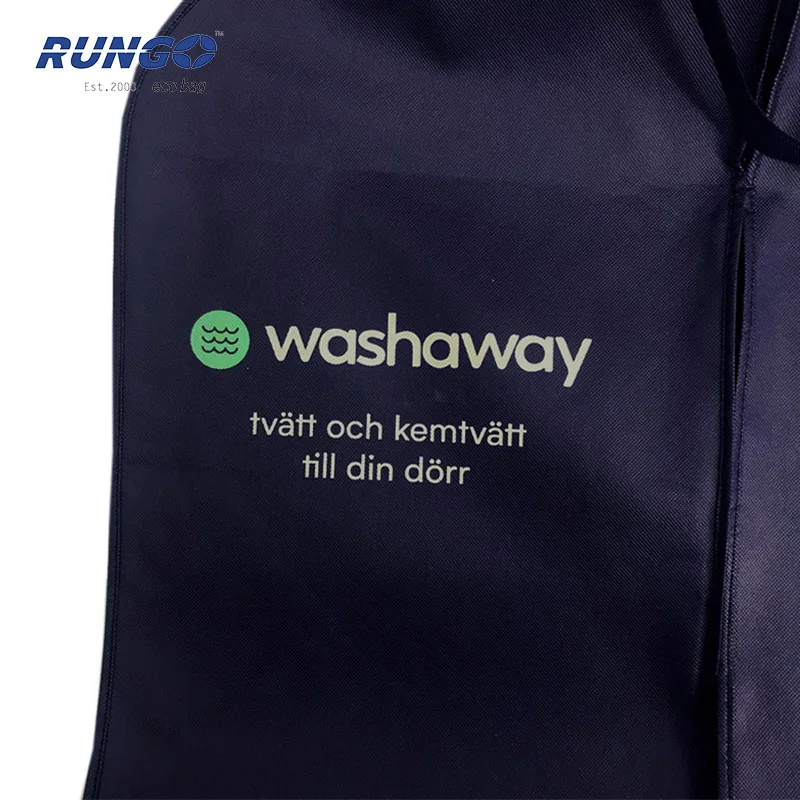 Custom Non Woven Eco-Friendly Designer Garment Suit Cover Bag