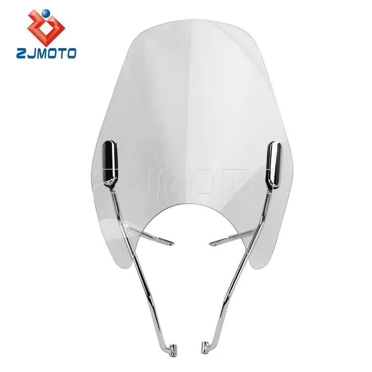 Clear moto pare-brise Brand New Motorcycle Windscreen Windshield For 1998-2003 Honda Shadow 750 VT750 With Hardware