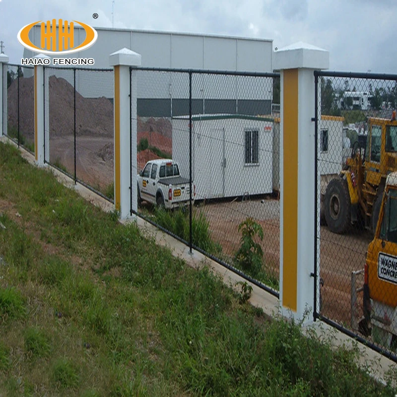 Used 5 foot plastic coated chain link fence for sale