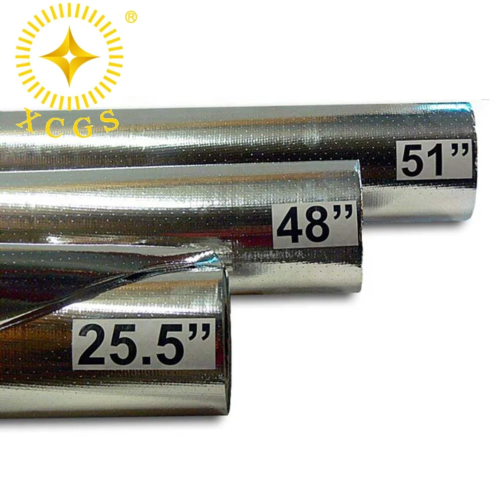 Single /Double Side Aluminum Foil Woven Cloth thermal insulation Reflective Radiant Barrier Woven Fabric