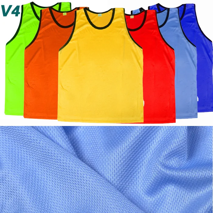 Dry Fit Reversible Training Vest Blank Soccer Uniforms Training Football Vest