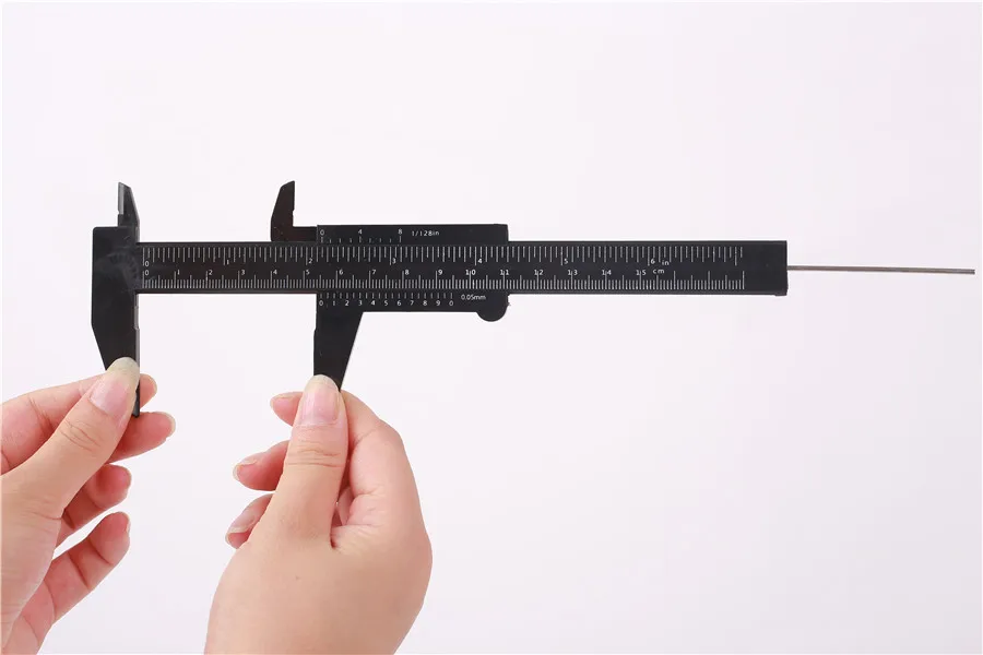 Professional Eyebrow Ruler 150mm Scale Plastic Caliper